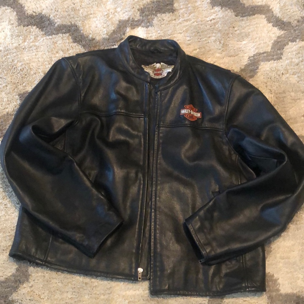 Harley-Davidson Leather 2XL Coat. Men’s